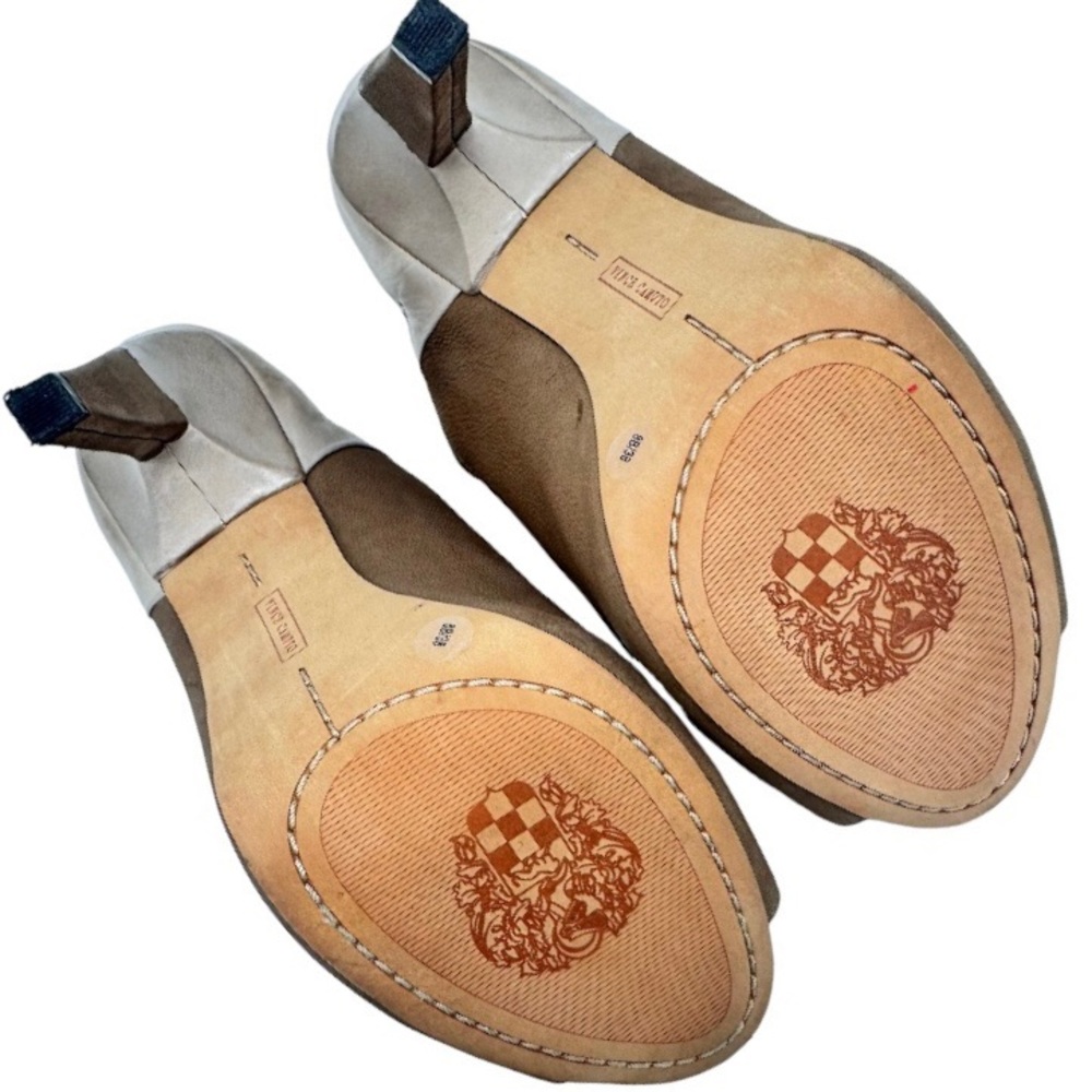 Vince Camuto Brendas Womens Tan Leather Suede High Heel Booties - Picture 10 of 13